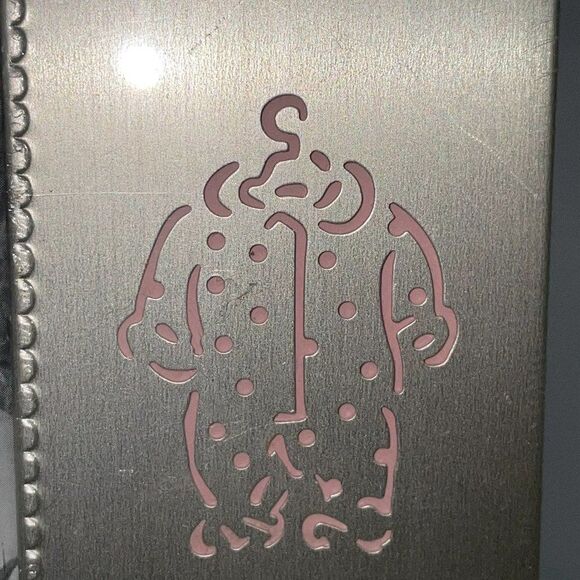 Set of 4 Pinnacle Frames & Accents Metal Frame w/Baby Girl Themes-Stands 4" X 4" - Picture 5 of 7